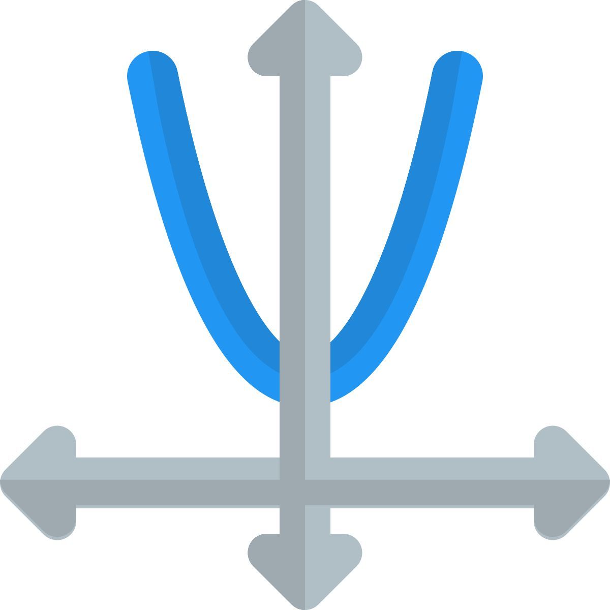 diagrama de curvas icon
