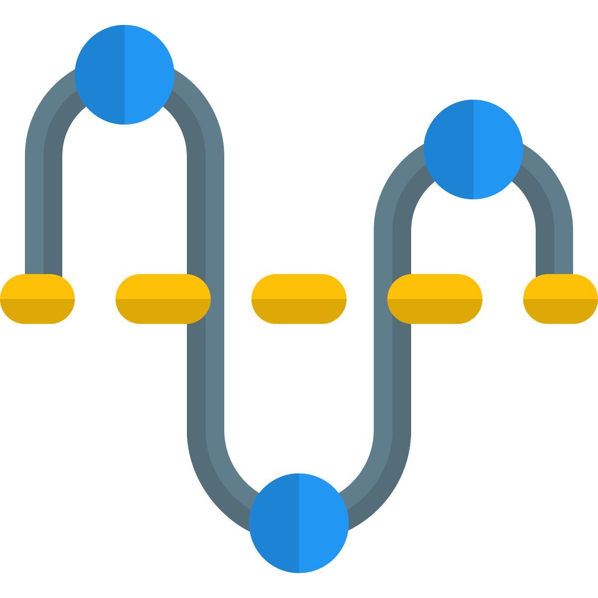 curva de alta amplitud icon