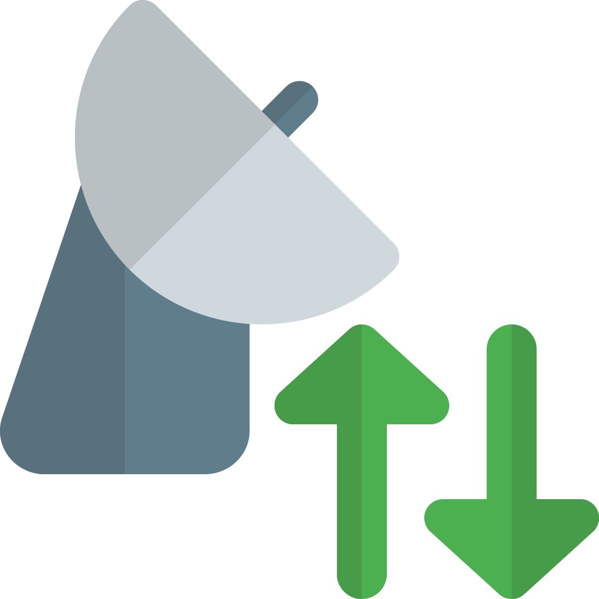 satellite dish transfer icon