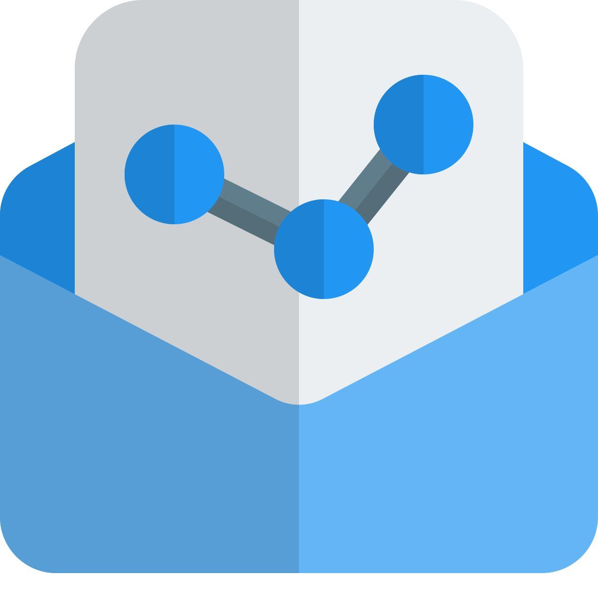 statistiques de courrier icon