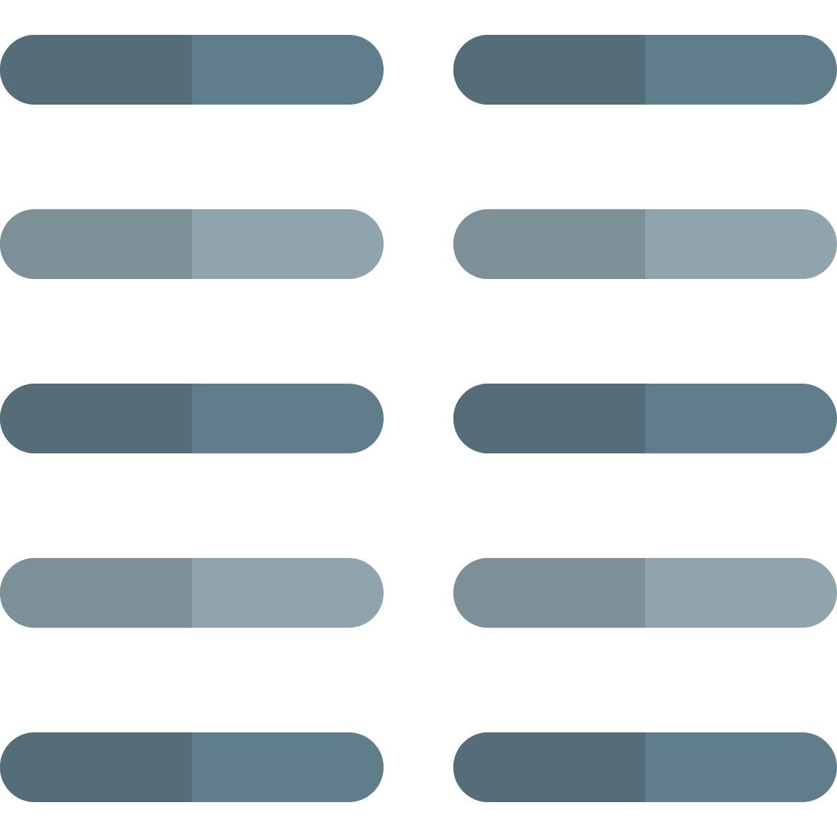 double column rows table document sheet template lines icon