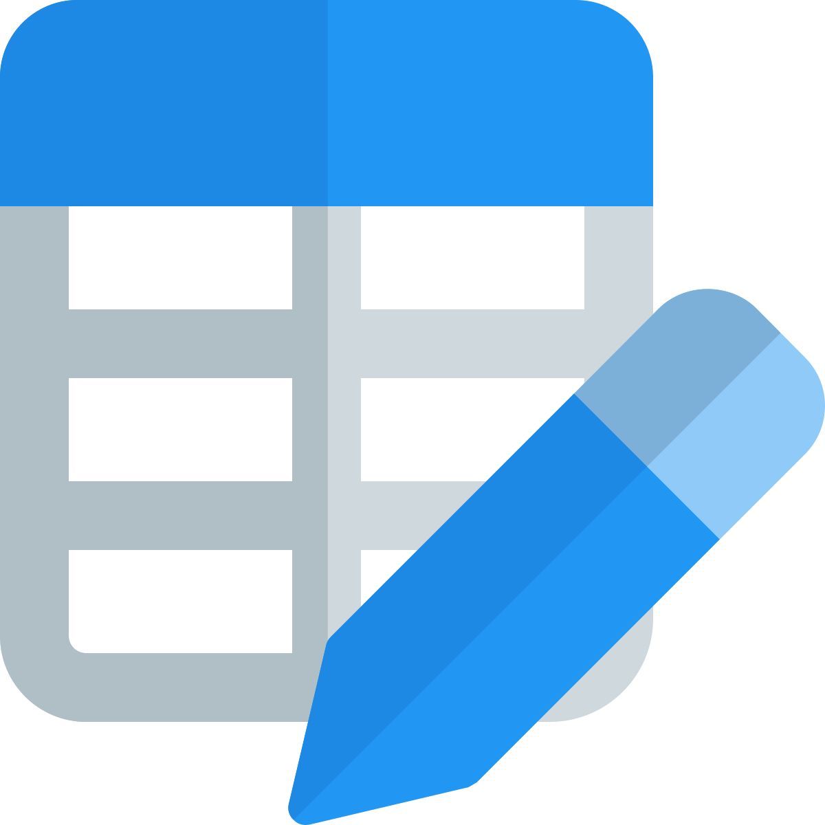 modifier le tableau icon