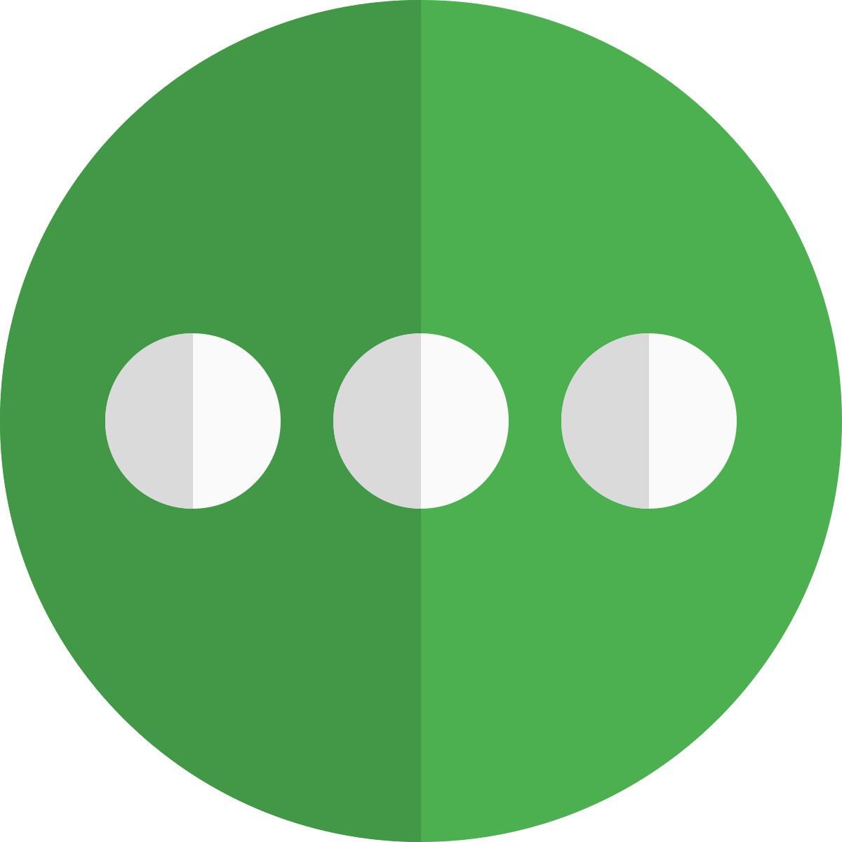 circled menu icon
