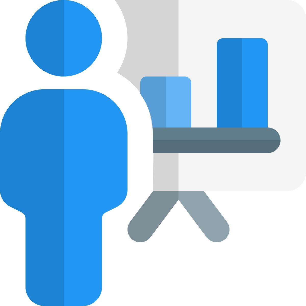 giving presentation icon