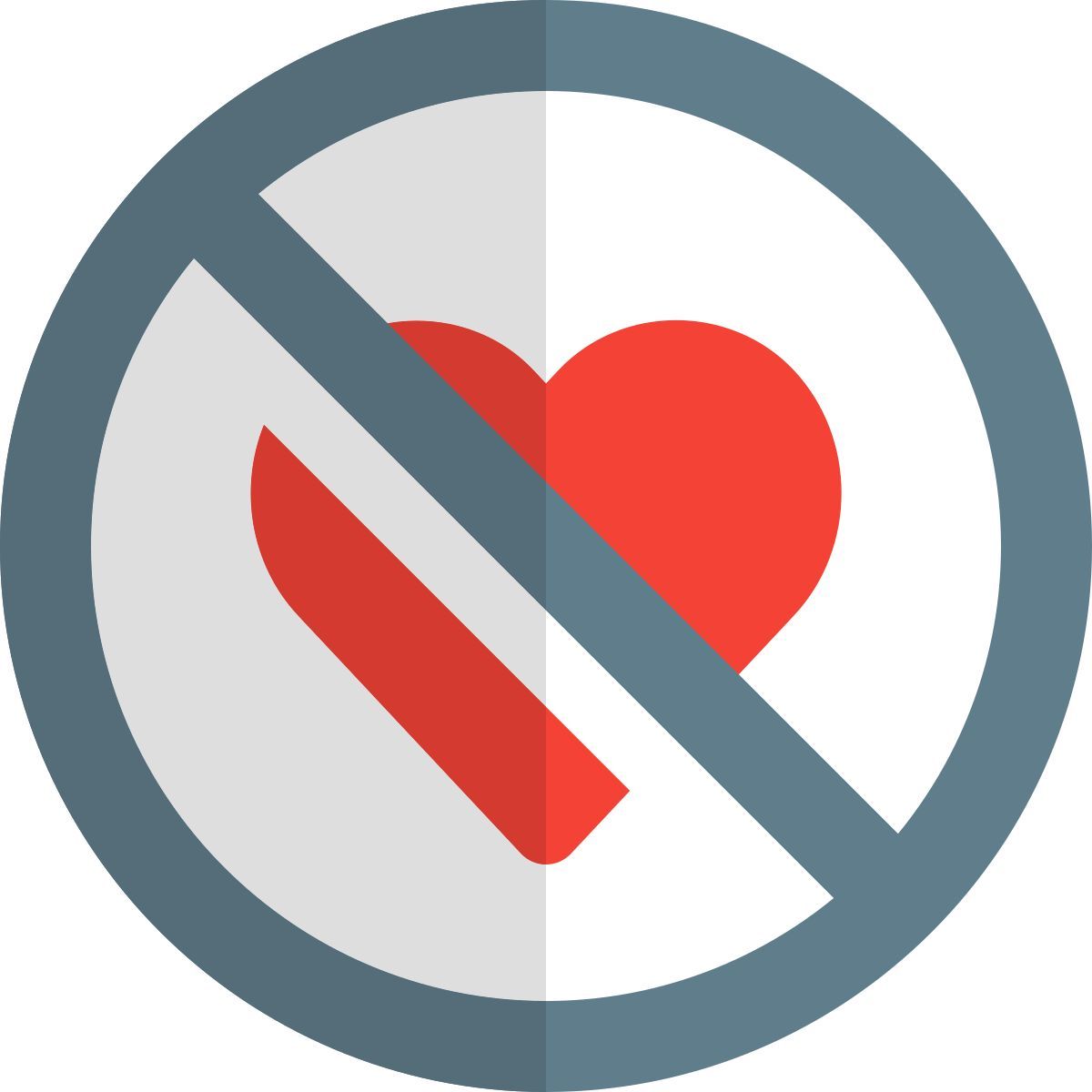 cuore antipatico icon