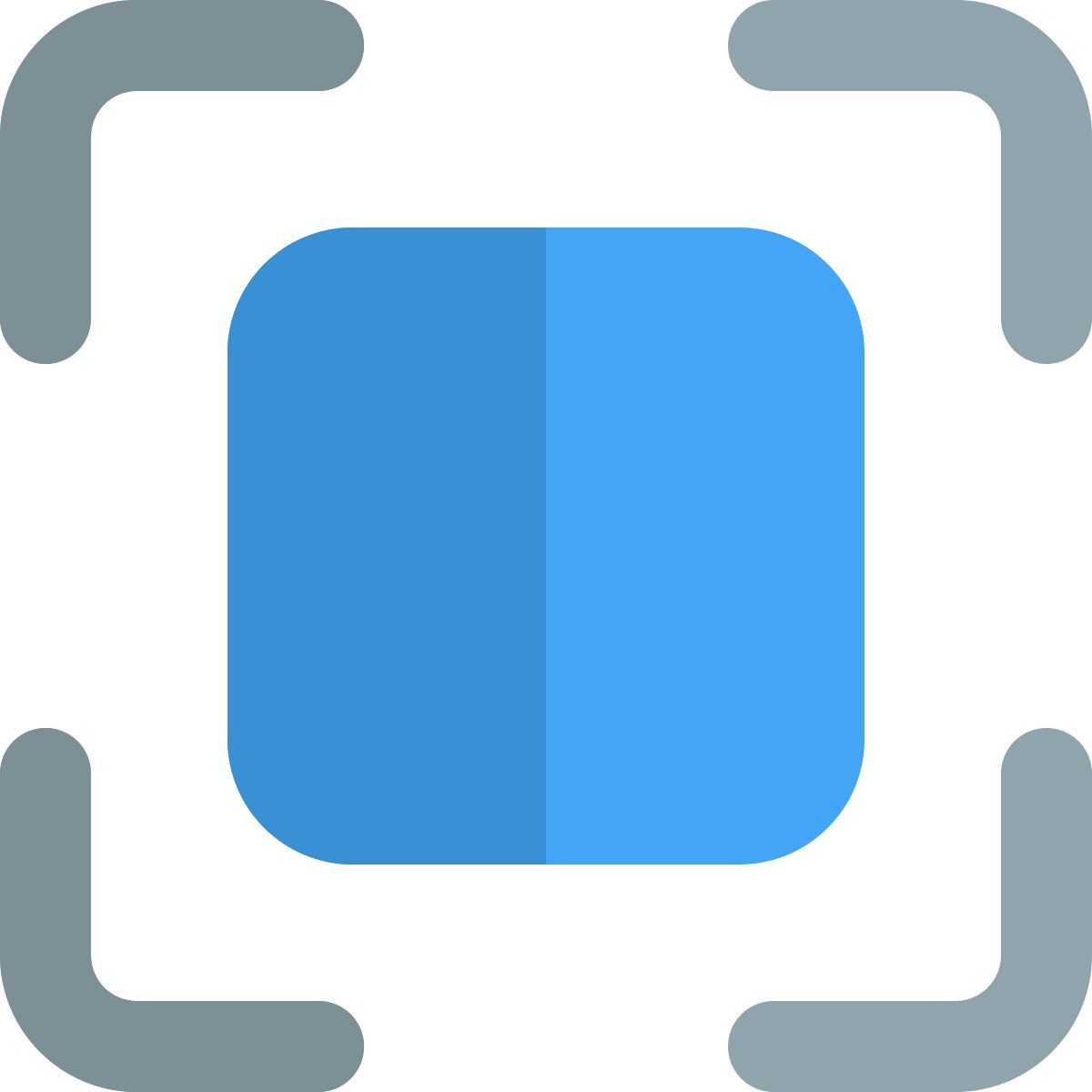 expand screen resolution fit to screen large deep zoom in maximum stretch icon