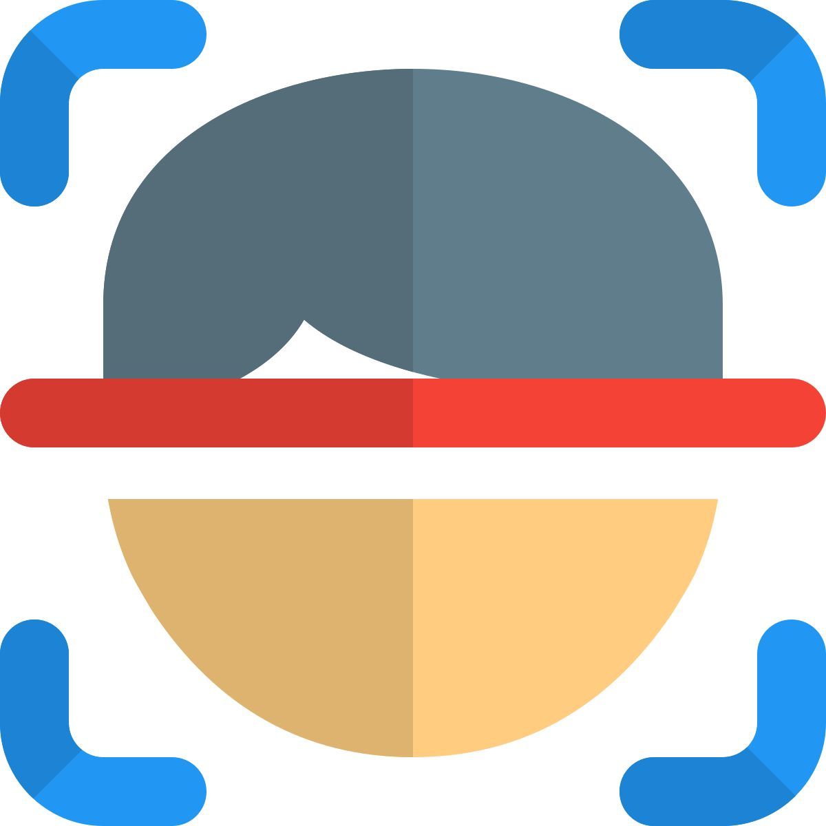 face scanning icon