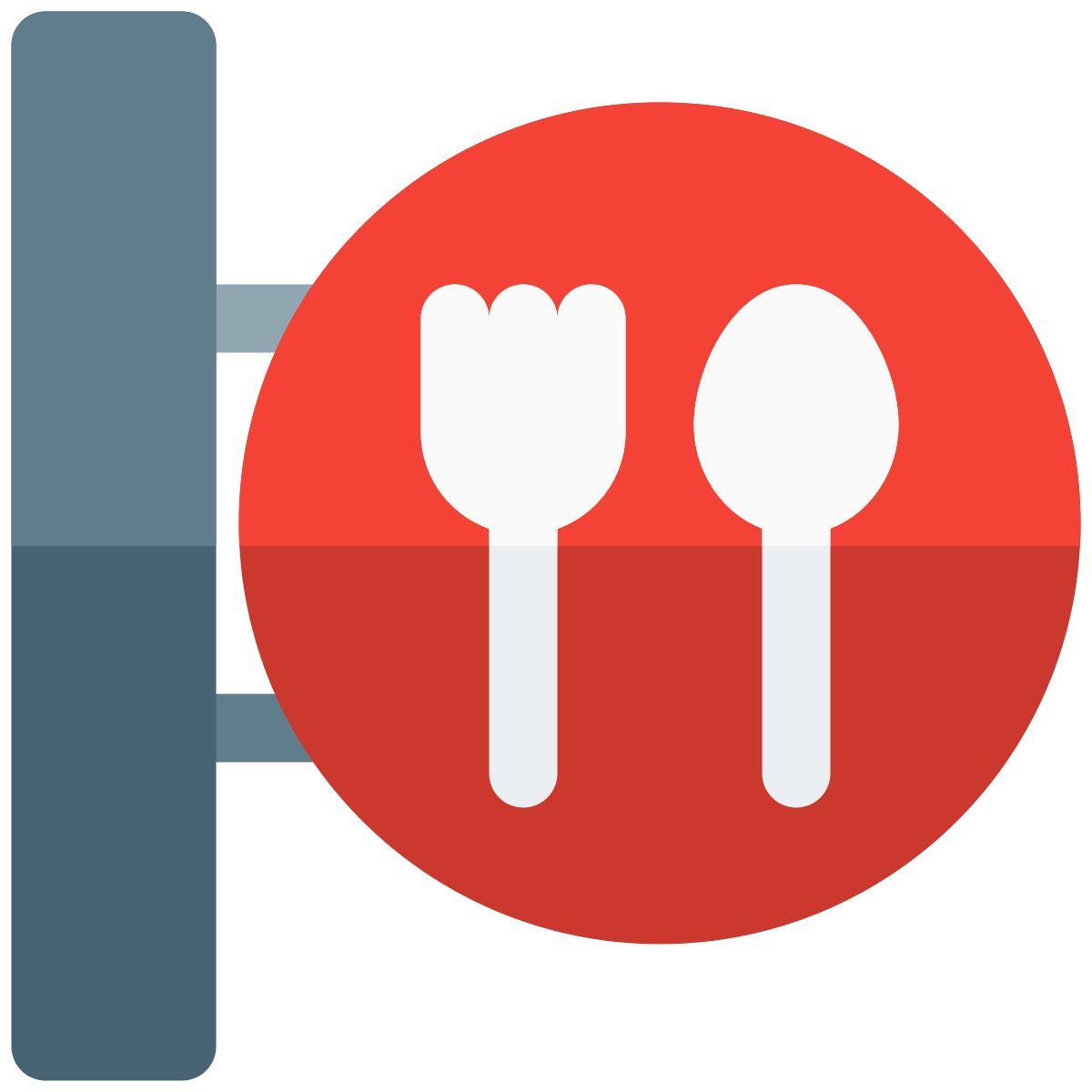 restaurant sign icon