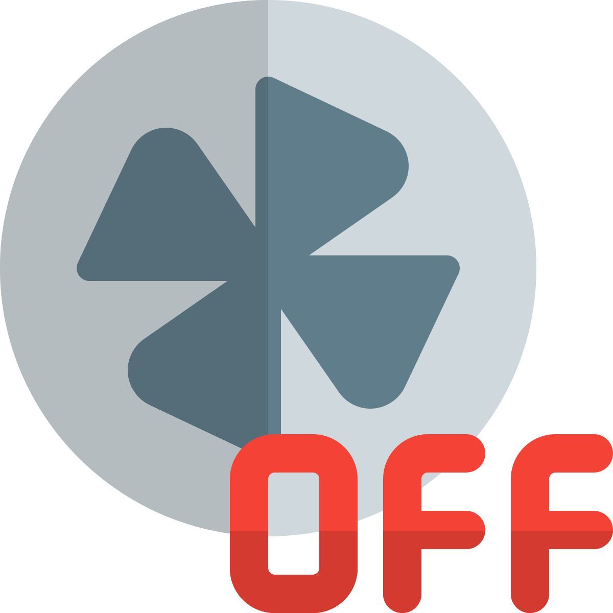 fan switched off icon