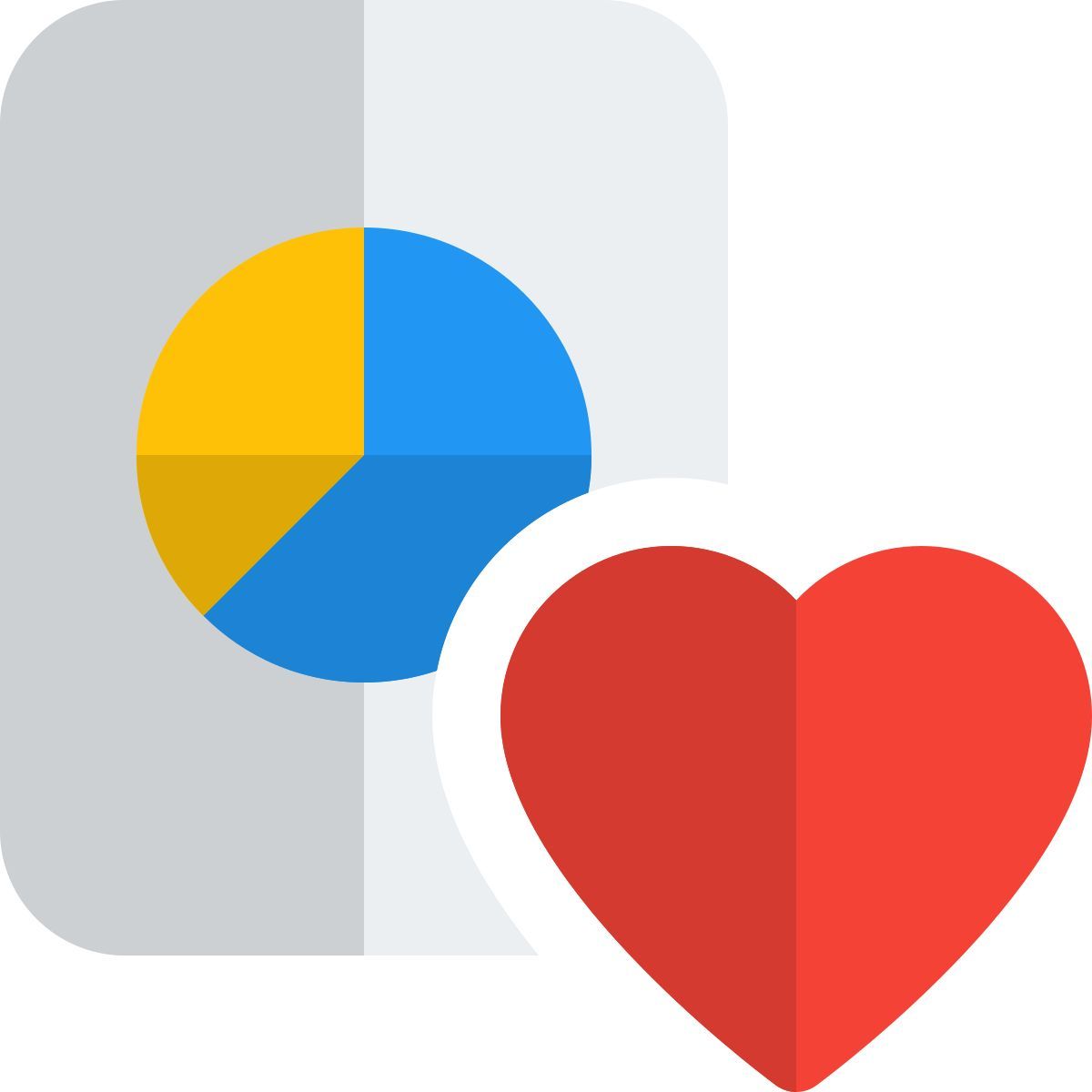 gráfico circular favorito icon