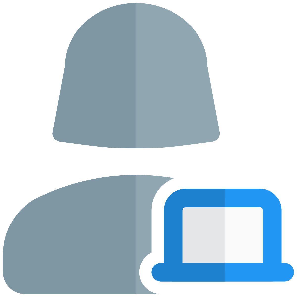 laptop benutzer icon