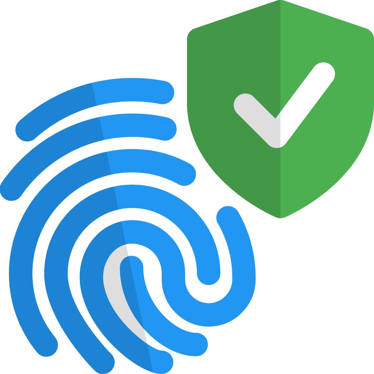 protected fingerprint icon