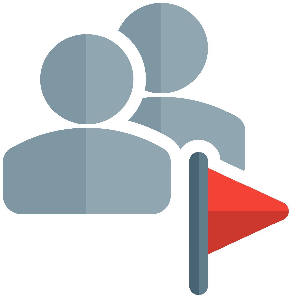 markierte benutzer icon