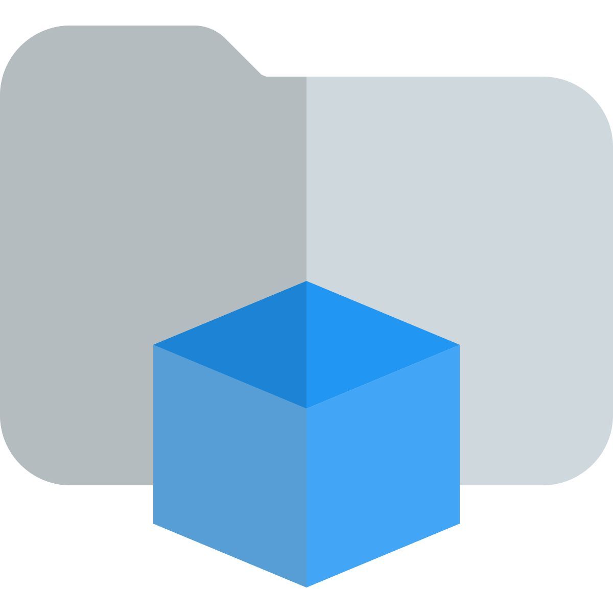 3d design folder icon