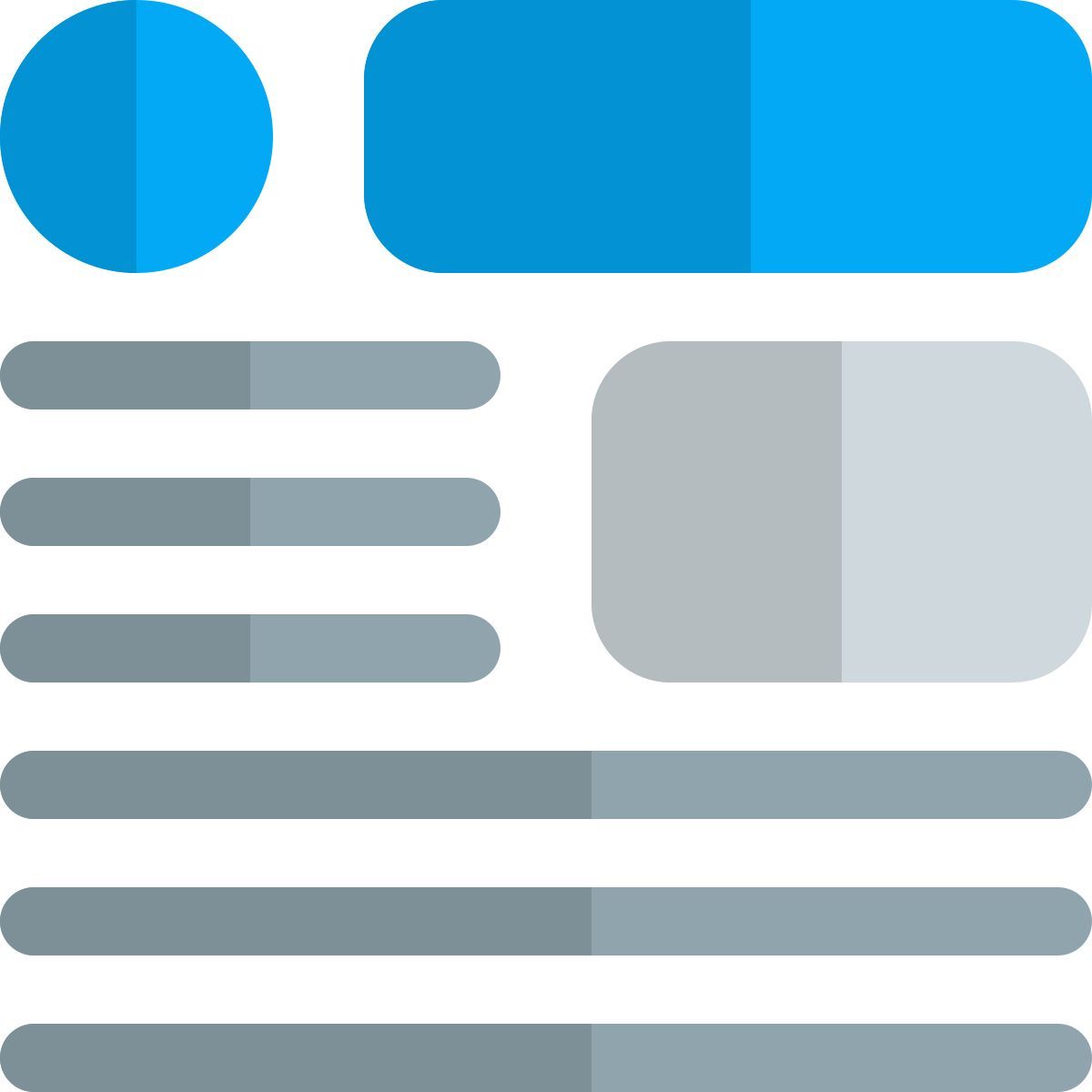 기사 레이아웃 icon