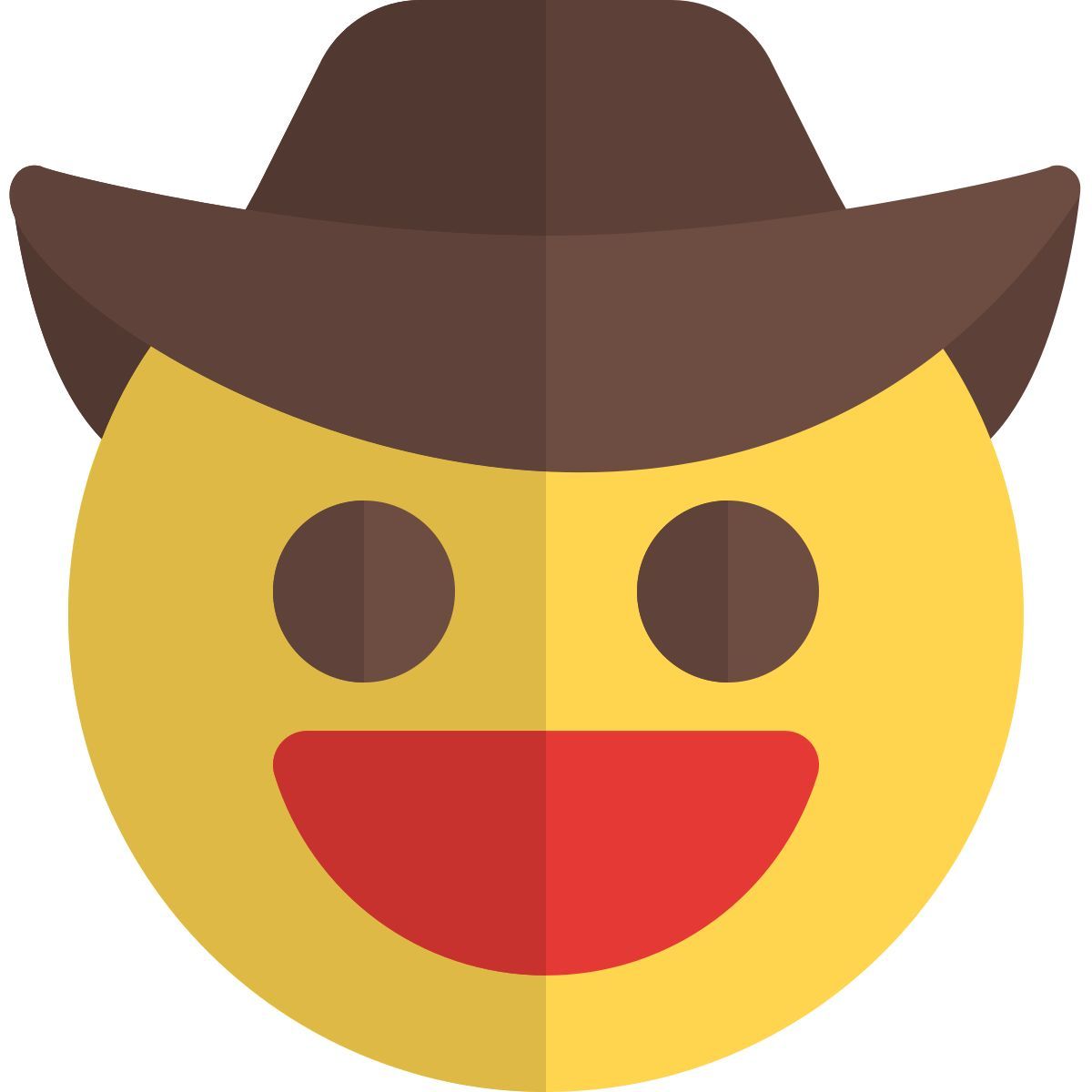 lächelnder cowboy icon