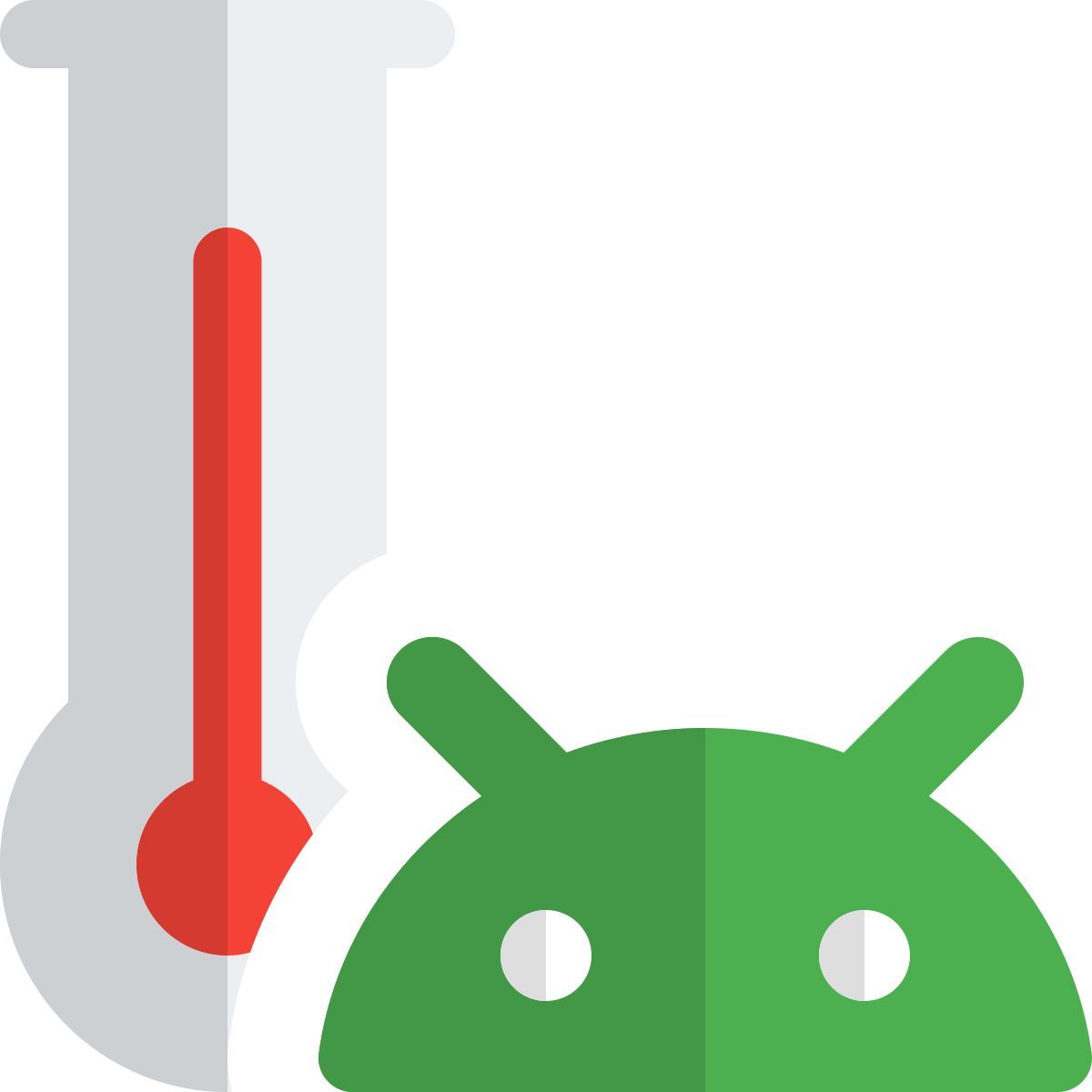 android temperature icon