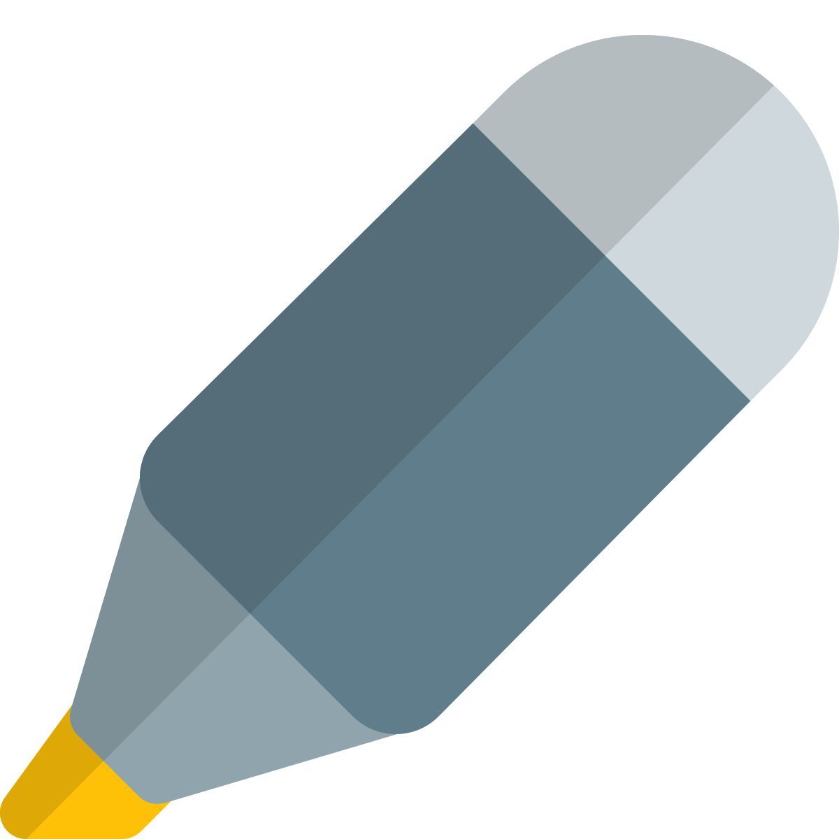 highlighter pen for highlight in important points icon