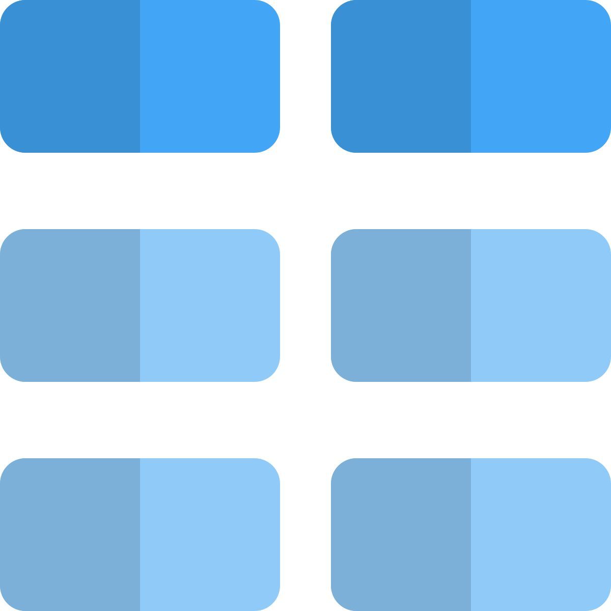 disposition de la grille du tableau icon