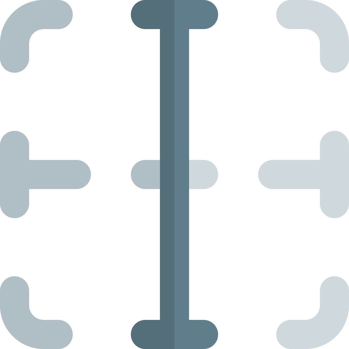 bordure verticale intérieure icon