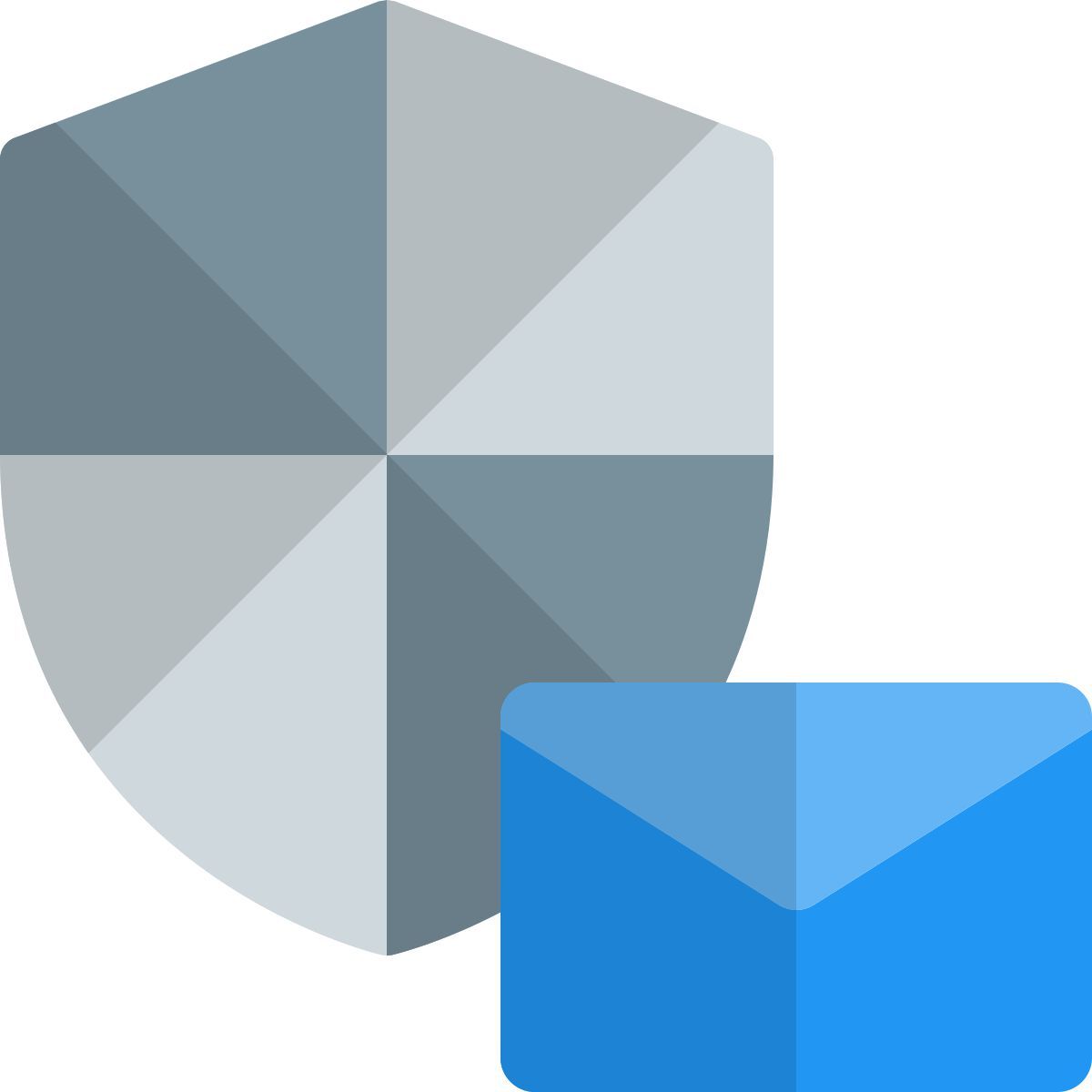 sicurezza della posta elettronica icon