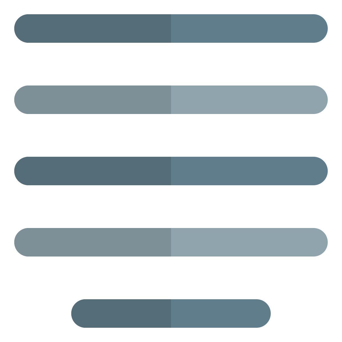 justify center alignment paragraph setting text layout position format icon