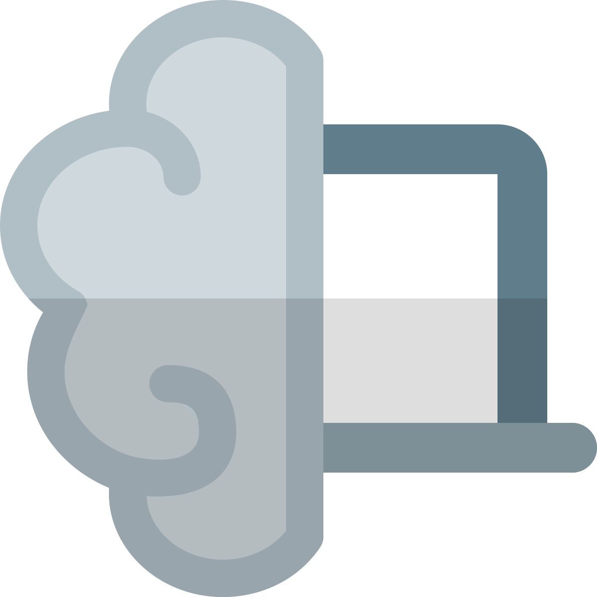 ноутбук мозг icon