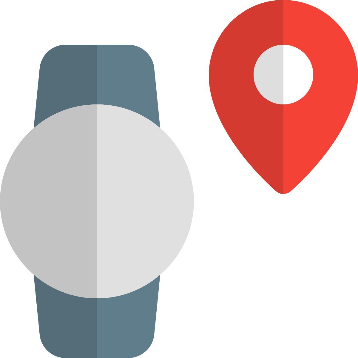 ubicación del reloj inteligente icon