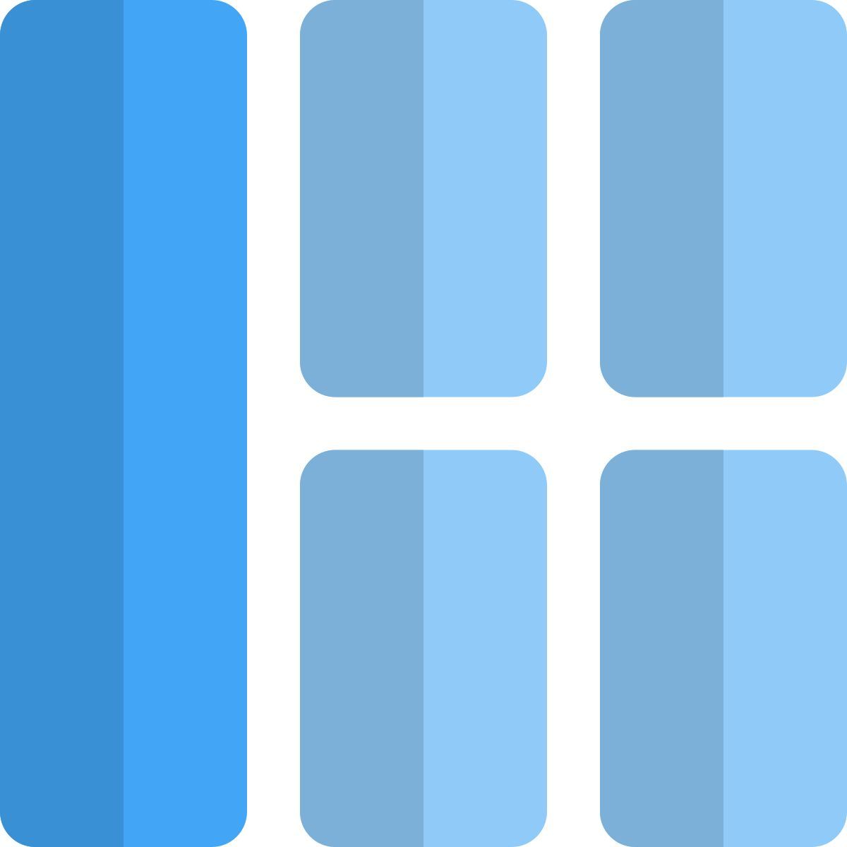 diseño de la barra lateral icon