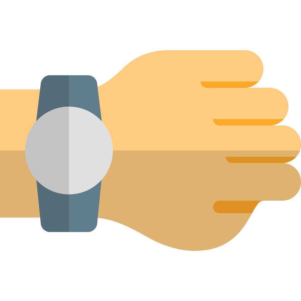smartwatch on wrist icon