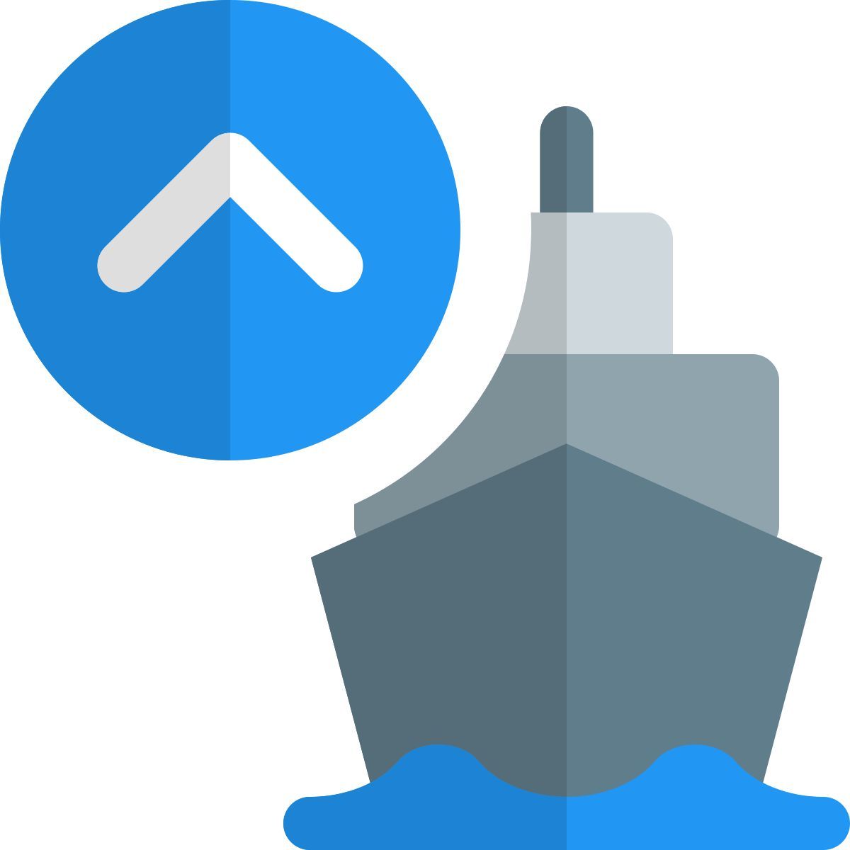 loading cargo ship icon
