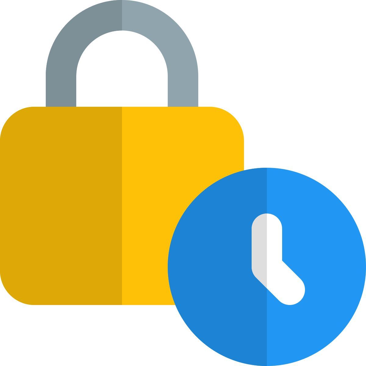 padlock timer icon