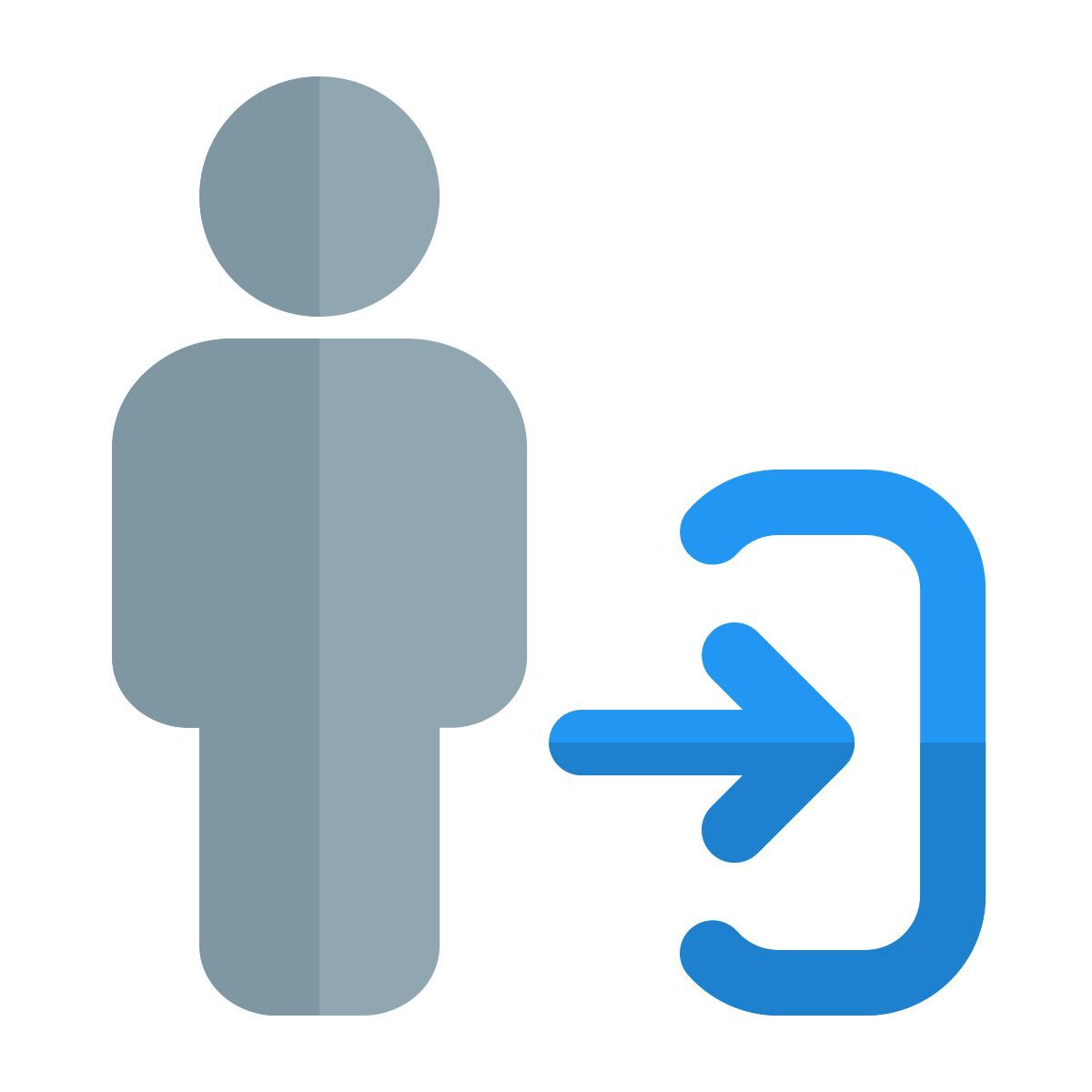 login portal des firmenservers für den bürozugriff icon