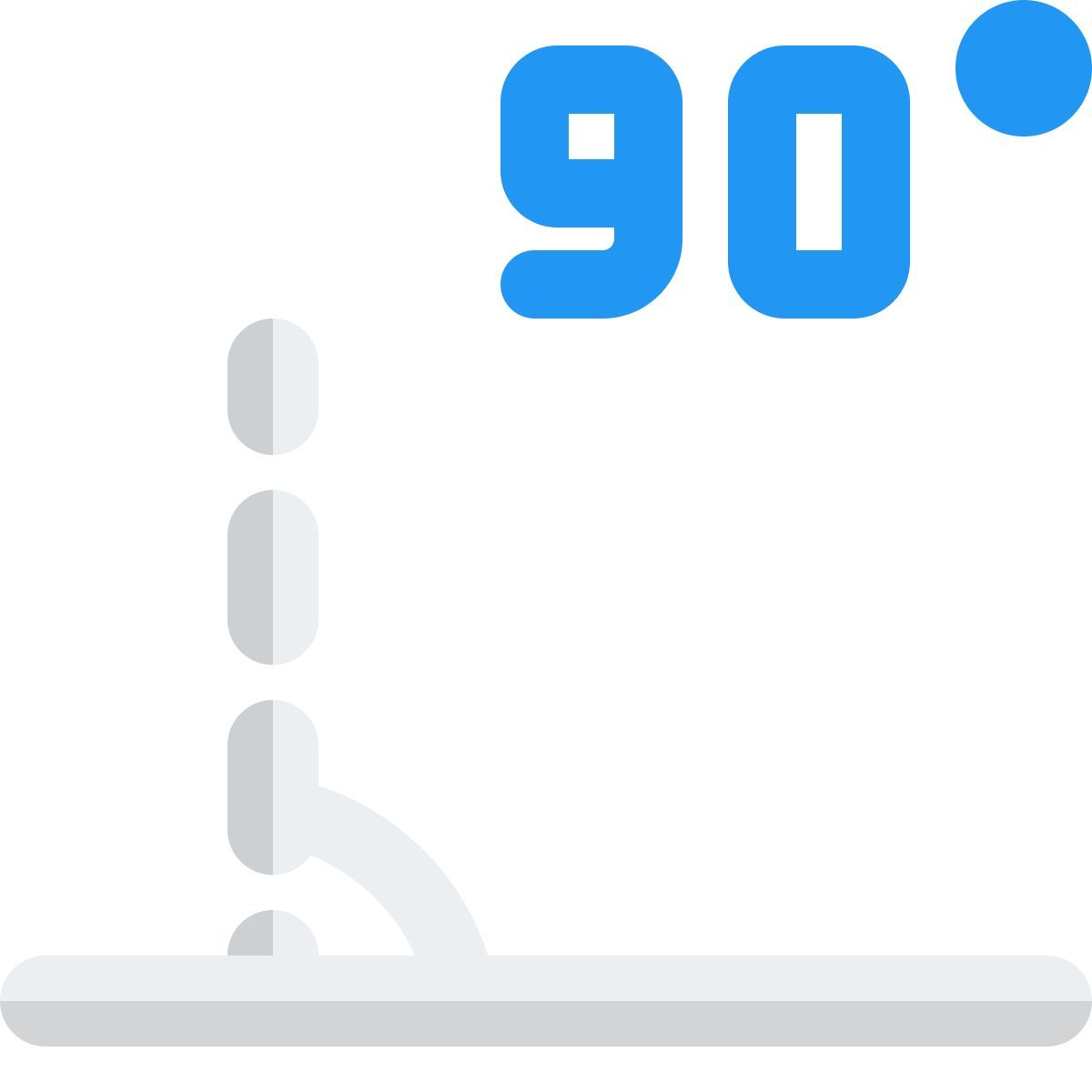ângulo de 90 graus icon