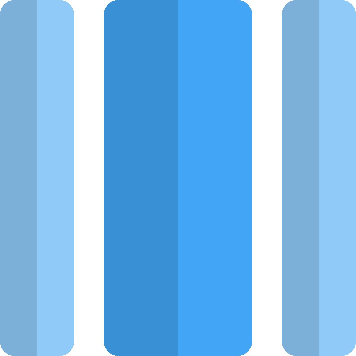 layout de coluna larga icon