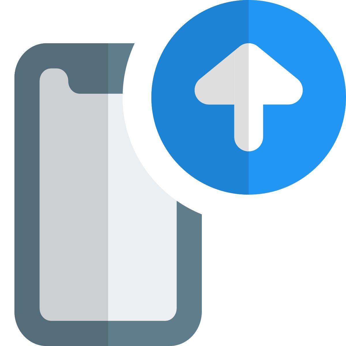 mobile data upload icon
