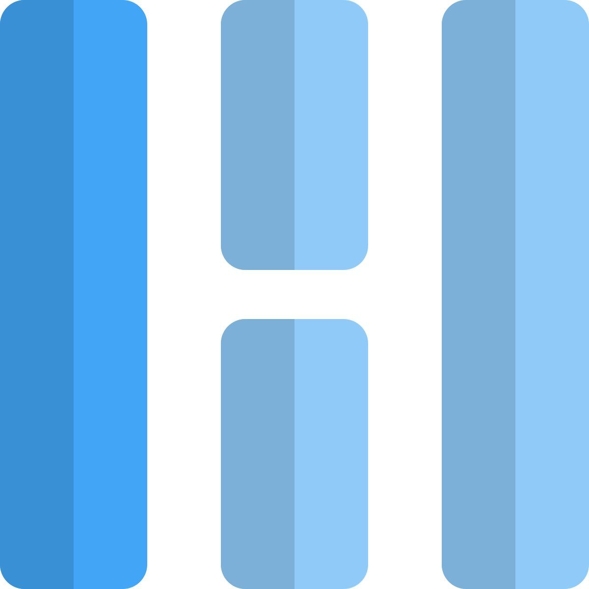 plantilla de diseño vertical icon