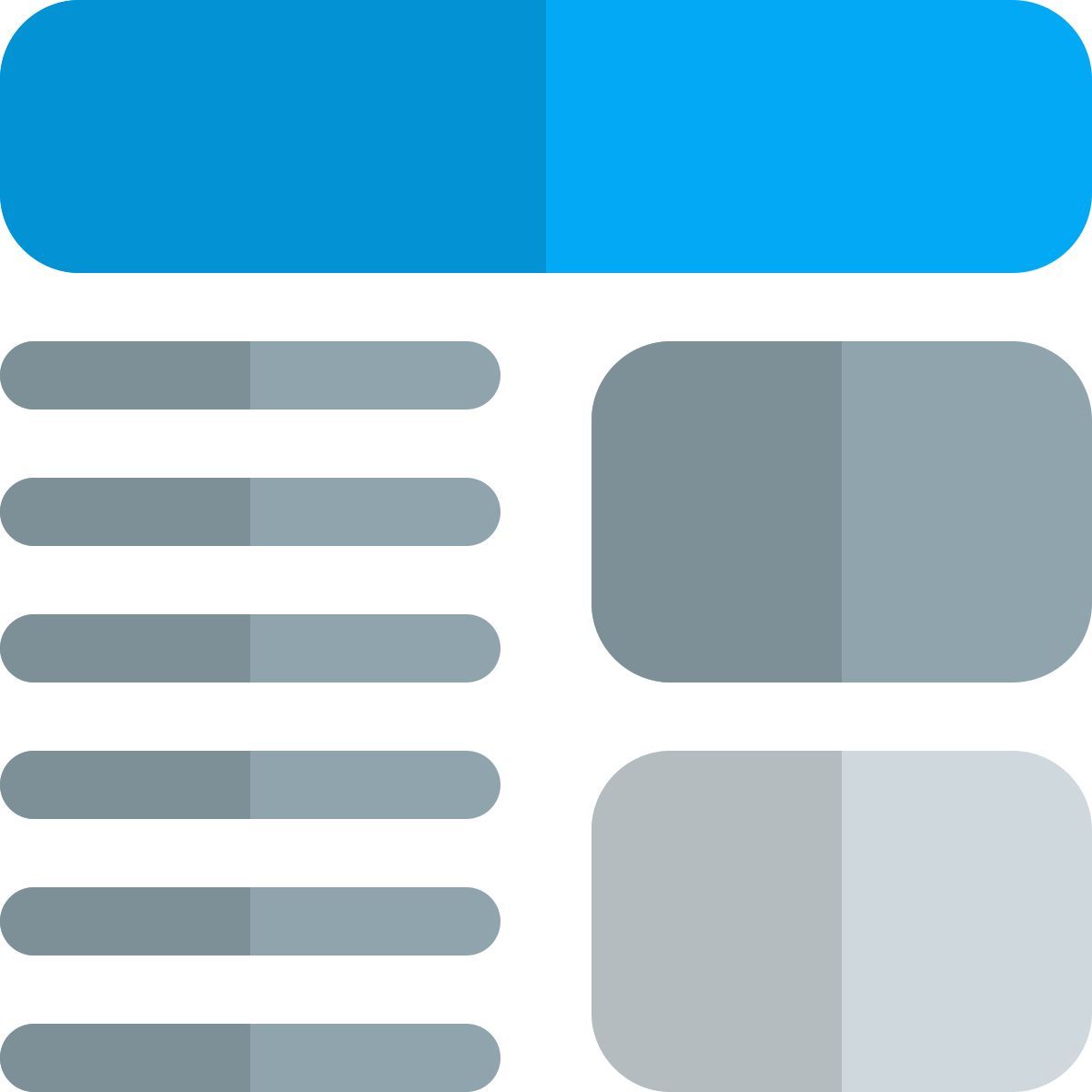 layout dell'articolo icon