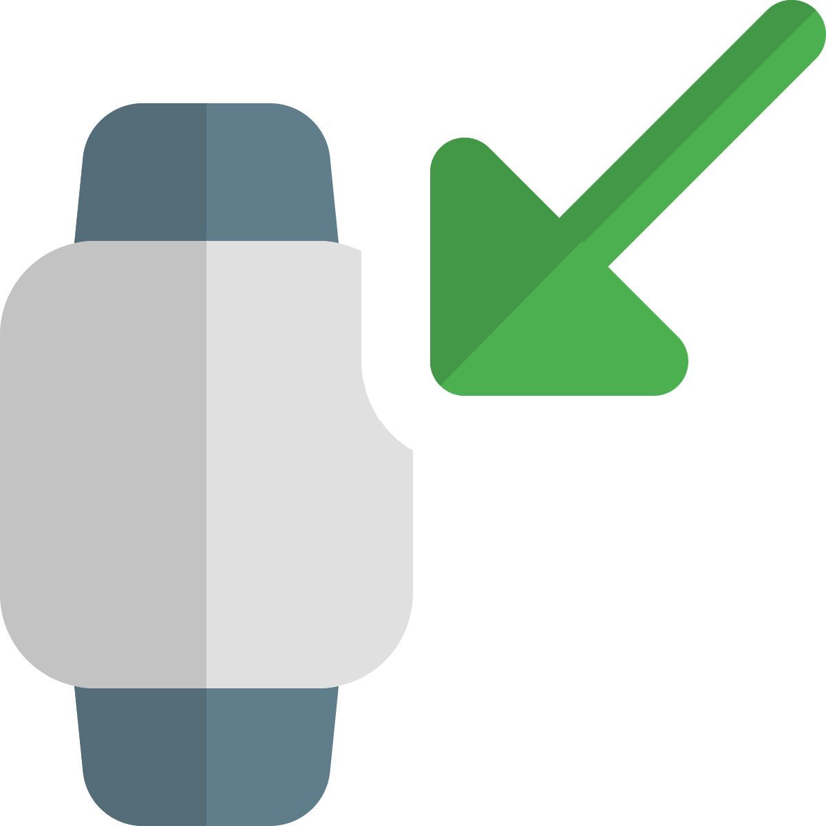smartwatch with arrow icon