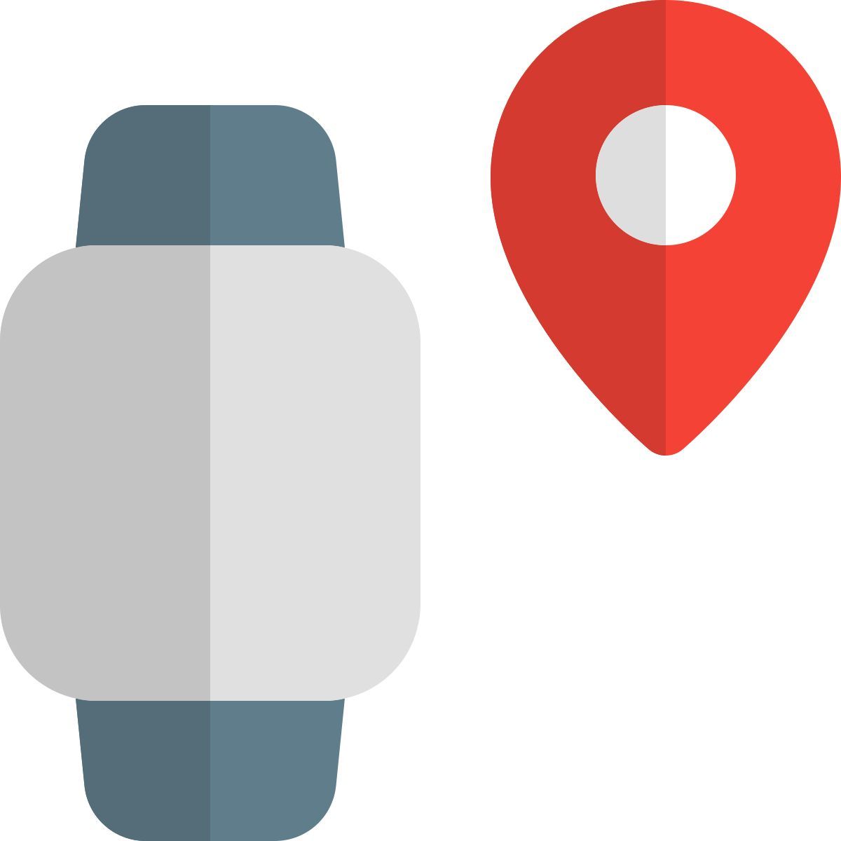 smartwatch location icon