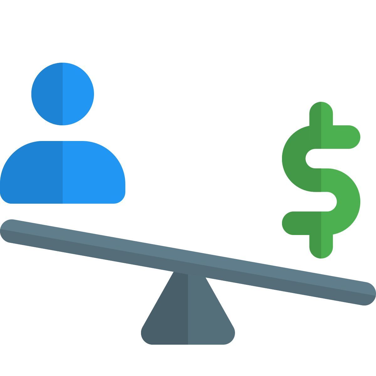 financial leverage icon