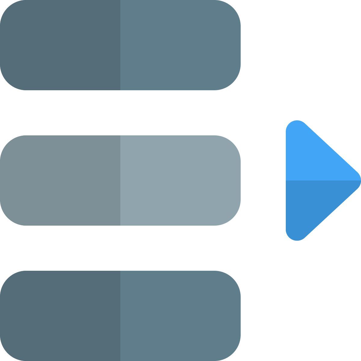 move document list object right direction margin line icon