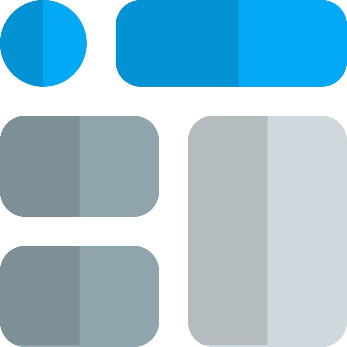 layout de conteúdo icon