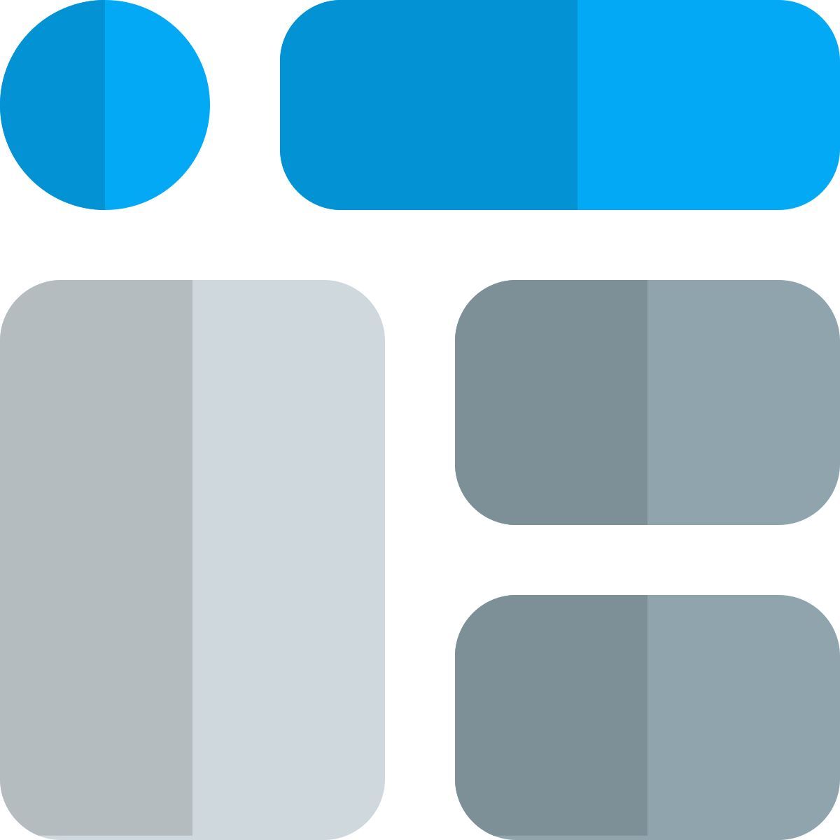 layout de conteúdo icon