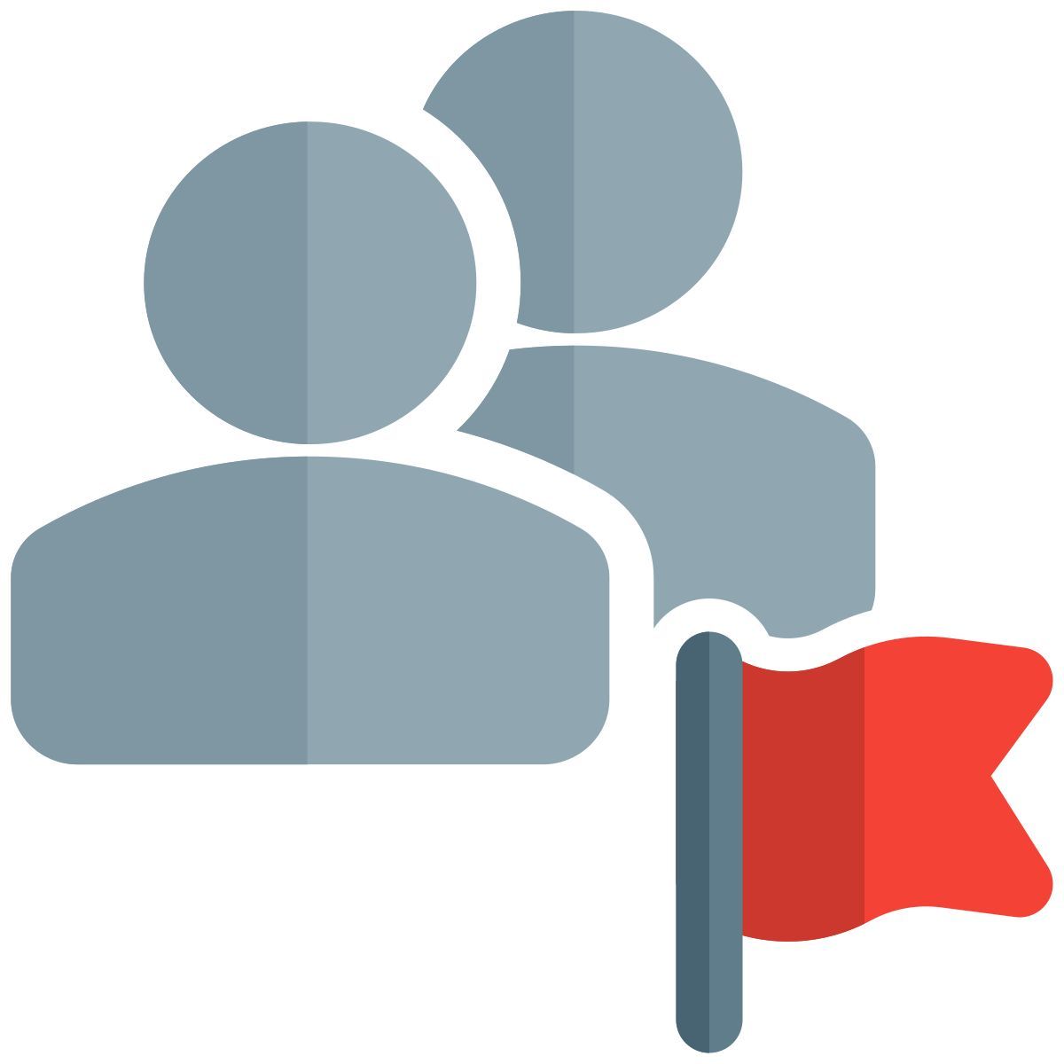 flagged users icon