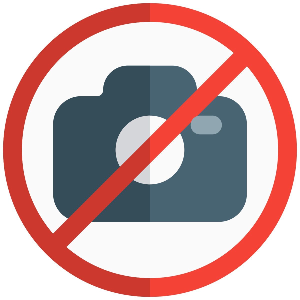 no photography icon