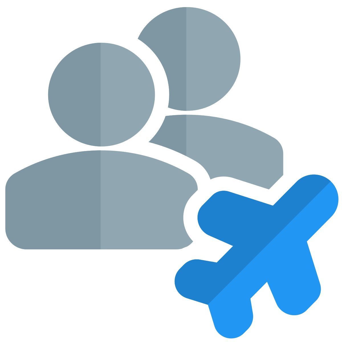 flight passengers icon