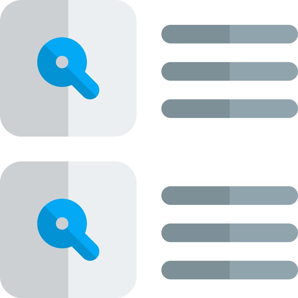 resultados de la búsqueda icon