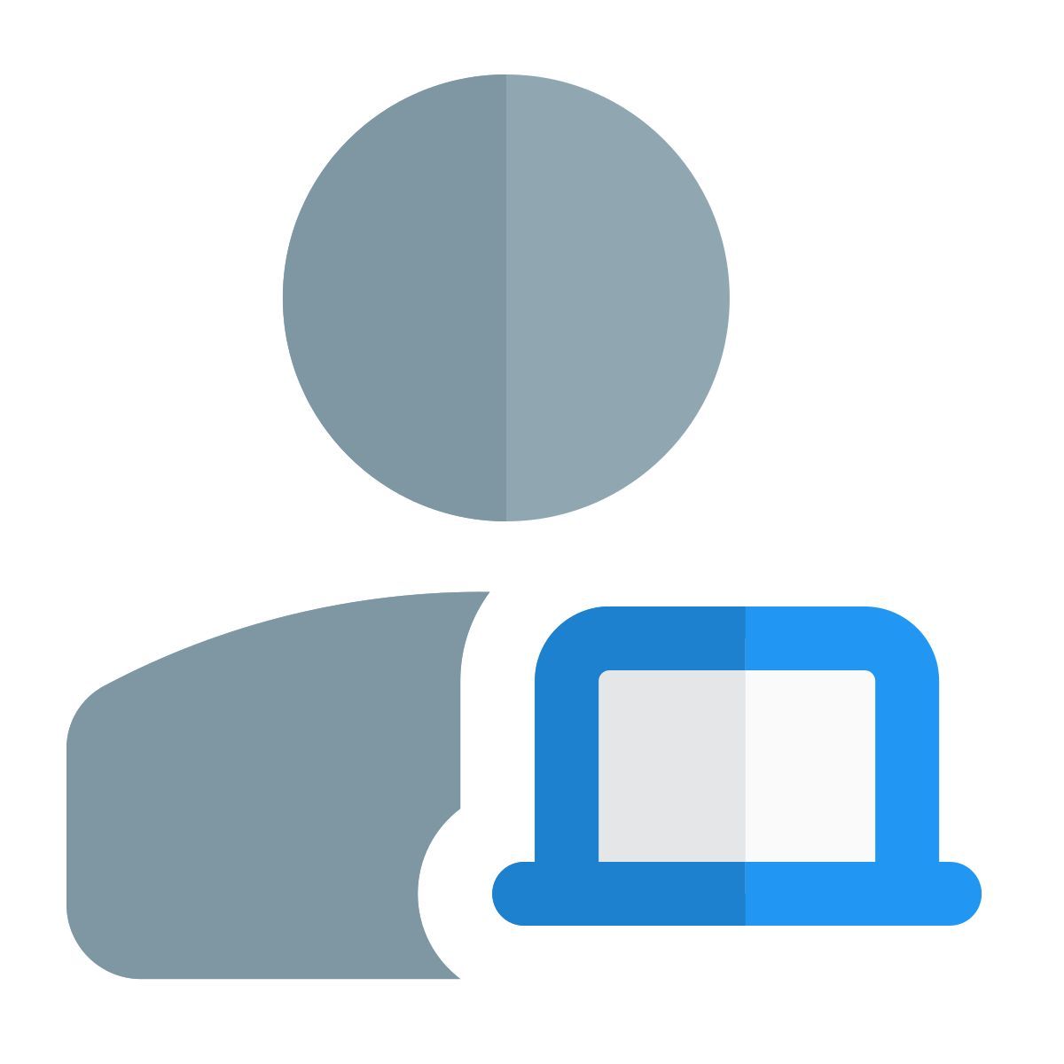 utilisateur d'ordinateur portable icon