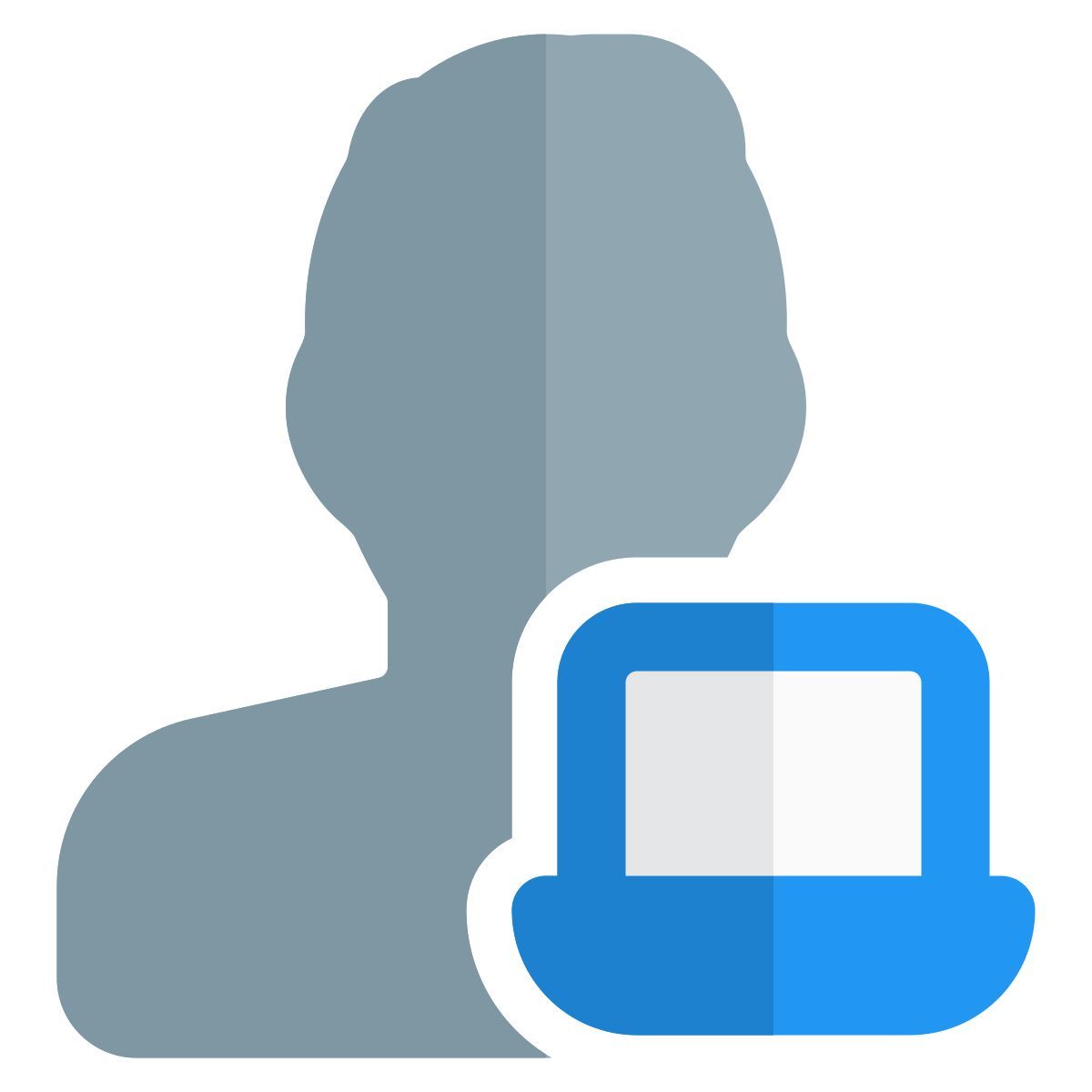 utilisateur d'ordinateur portable icon